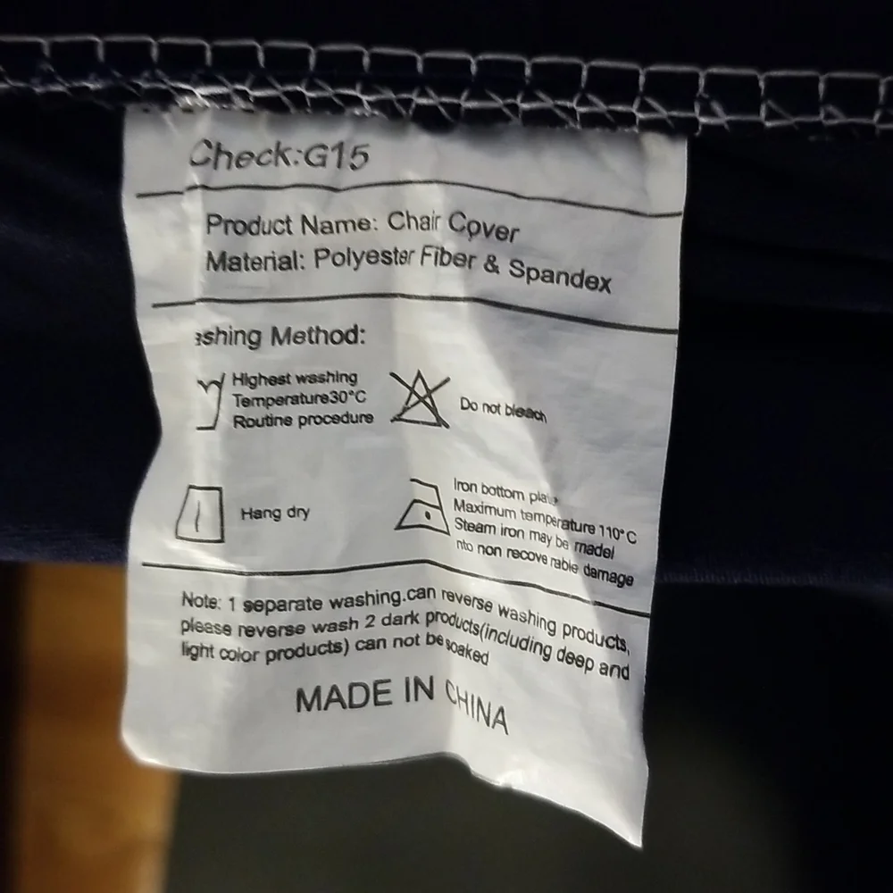 Dark blue seat cover